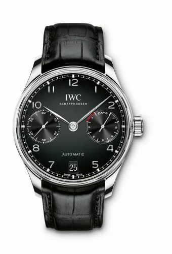 IWC Portugieser Automatic 5007 Stainless Steel / Black IW5007-03 (5007-03, IW500703)